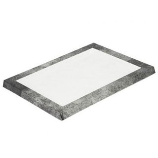 Dalebrook Frame Platter Stone White Melamine TCN2321W