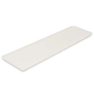 Aluline Aluminum Bakery Tray 600x150x10mm - White - Plexiline