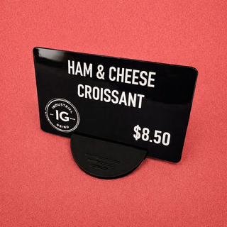 Black heat resistant PET black card for Evolis Edikio printer for cafe bakery restaurant