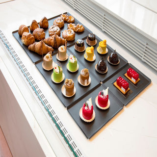 Plexiline Aluline Bakery Display Tray Black