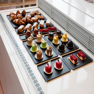 Plexiline Aluline Bakery Display Tray Black