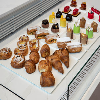 Plexiline Aluline Bakery Display Tray White