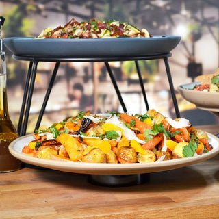 Dalebrook Marl Extra Large Melamine Round Deep Display Serving Dish