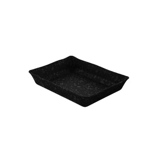 Dalebrook Mineral Black Crackle Display Dish 280x210mm TB2901