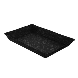 Dalebrook Mineral Black Crackle Display Dish 420x280mm TB2903