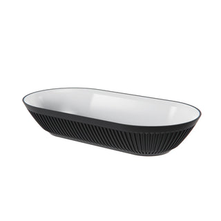 Dalebrook TB50017 Melamine platter for retail food display Noir Black