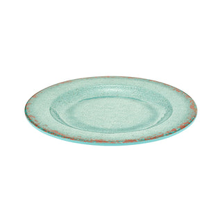 Dalebrook Casablanca TBL1634 Blue small ceramic dinner dish with textured surface on a white background