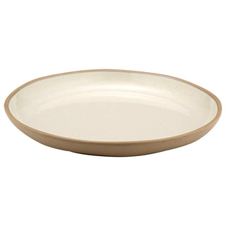 Dalebrook Marl TCM4605 Cream large deep melamine dish with a speckled stoneware-effect finish, perfect for soups, stews, or large portions.