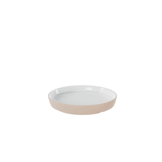 Dalebrook TCM50012 melamine platter for retail food display Oat Cream