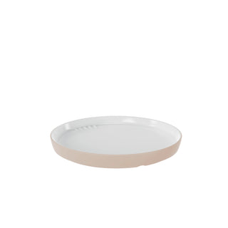 Dalebrook TCM50014 melamine platter for retail food display Oat Cream