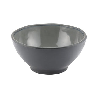 Dalebrook Marl TBL4606 Charcoal Grey small melamine dish with a stoneware-effect finish