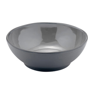 Dalebrook Marl TGY4607 Charcoal Grey large melamine dish with a stoneware-effect finish
