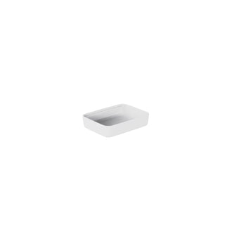 Dalebrook Kata 350ml Melamine White Rectangular Buffet Display Serving Crock Platter TKTW4234