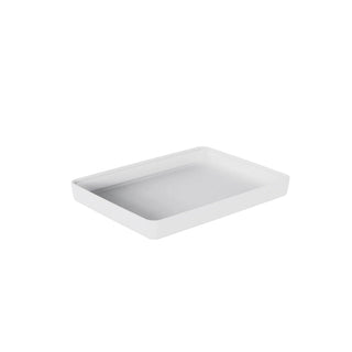 Dalebrook Kata 1950ml Melamine White Rectangular Buffet Display Serving Crock Platter perfect for grazing displays and shared dishes. TKTW4236