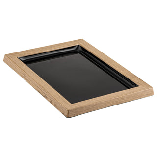 Dalebrook Frame Platter Wood Black Melamine TWD2321B