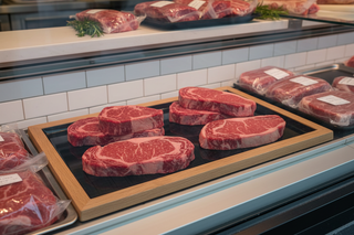 Dalebrook Tura Wood & Black Melamine Frame Platter 420x280 | Butcher & Deli Display Tray