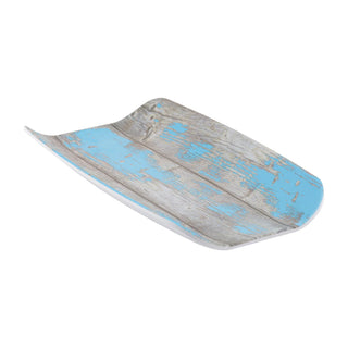 Dalebrook Tura 1/3 GN Melamine Curved Deli Display Serving Tray Platter Calypso Blue TWD2450BL