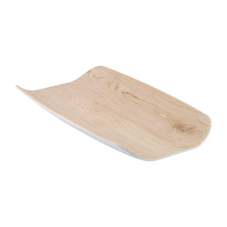 Dalebrook Tura 1/3 GN Melamine Curved Deli Display Serving Tray Platter Natural TWD2450O
