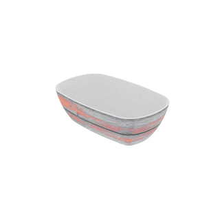 Dalebrook Tura 1/4 GN Melamine Curved Buffet Display Serving Crock Bowl Orange TWD714OR