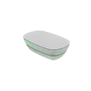 Dalebrook Tura 1/4 GN Melamine Curved Buffet Display Serving Crock Bowl Teal TWD714TL