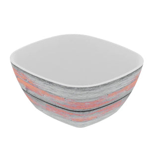 Dalebrook Tura 1/6 GN Melamine Curved Buffet Display Serving Crock Bowl Orange TWD7716OR