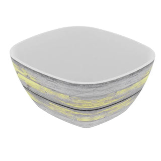 Dalebrook Tura 1/6 GN Melamine Curved Buffet Display Serving Crock Bowl Yellow TWD7716Y