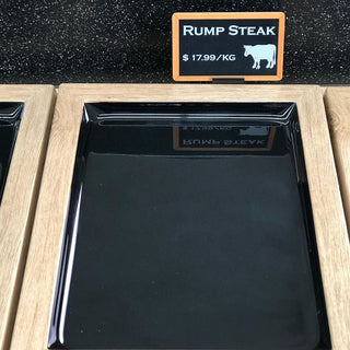 Dalebrook Tura Wood/Black Melamine Tray 420x280