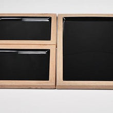 Load image into Gallery viewer, Dalebrook Frame Platter Wood Black Melamine TWD2321B
