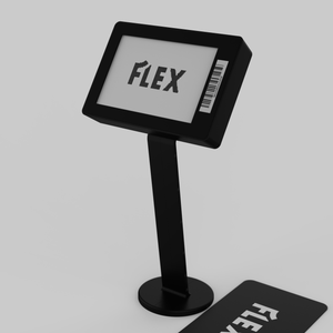 Dalebrook Tall Flex Ticket Stand holding an electronic price label from Euroswift Australia