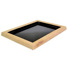 Load image into Gallery viewer, Dalebrook Frame Platter Wood Black Melamine TWD2321B