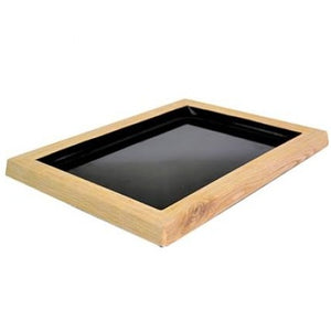 Dalebrook Frame Platter Wood Black Melamine TWD2321B