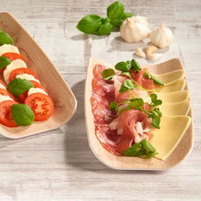 Load image into Gallery viewer, Tura Gastronorm Melamine Curved Deli Display Serving Tray Platter Natural