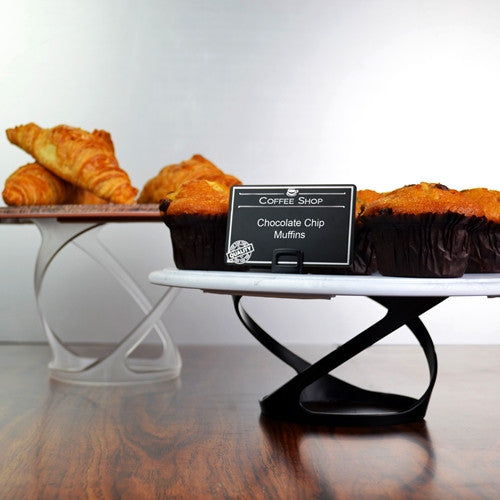 Twist Risers with Platters