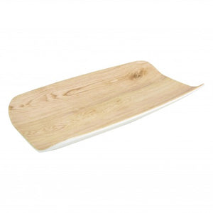 Tura Gastronorm Melamine Curved Deli Display Serving Tray Platter Natural TWD2450O
